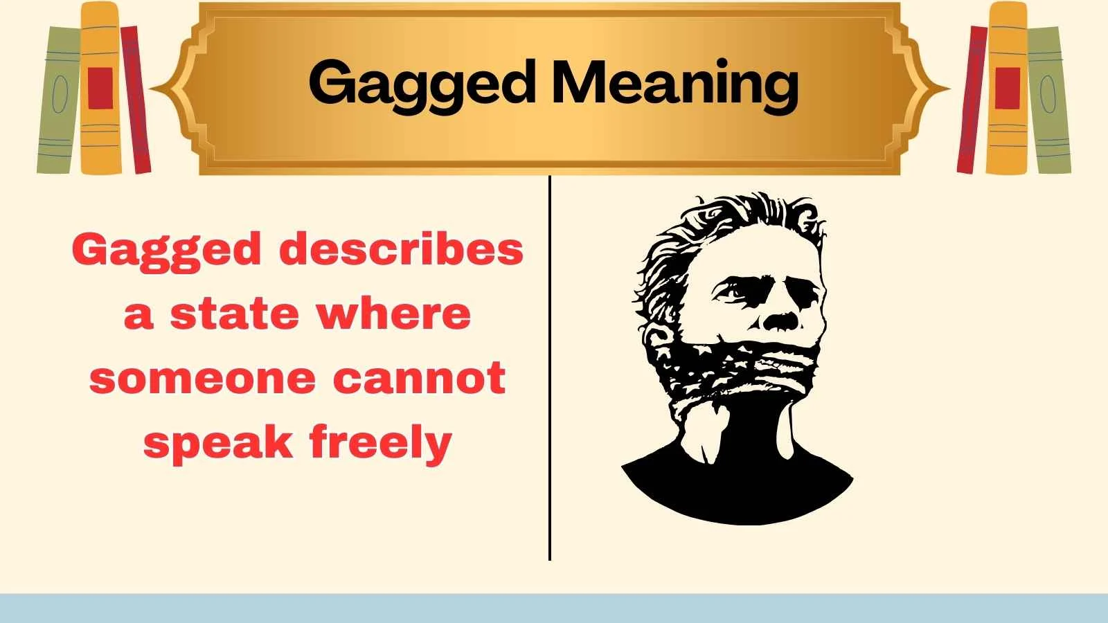 Gagged Meaning