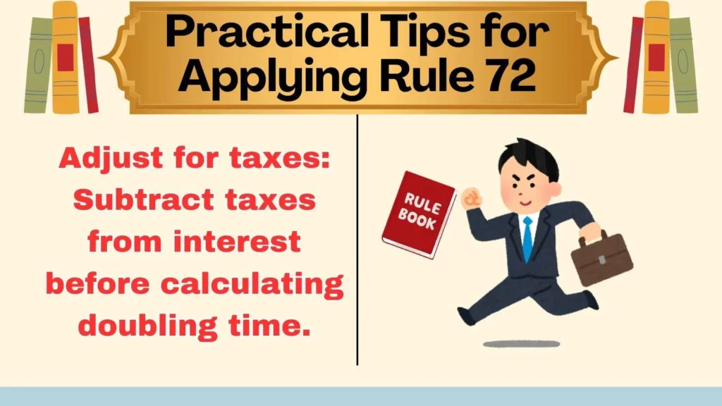 Practical Tips for Applying Rule 72