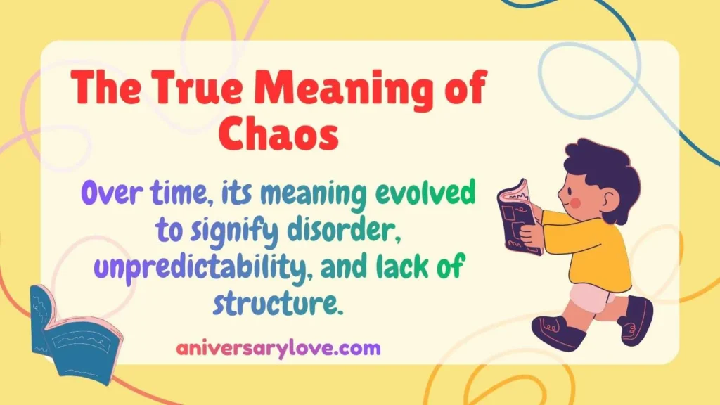 The True Meaning of Chaos