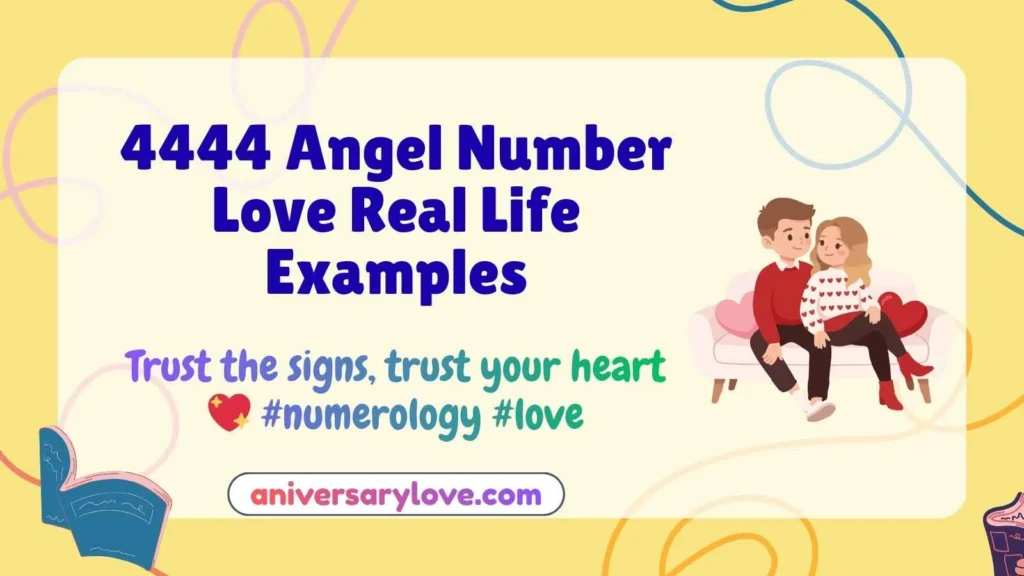 4444 Angel Number Love Real Life Examples