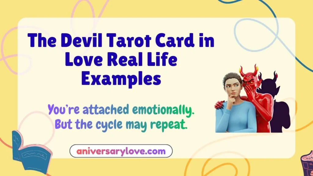 The Devil Tarot Card in Love Real Life Examples