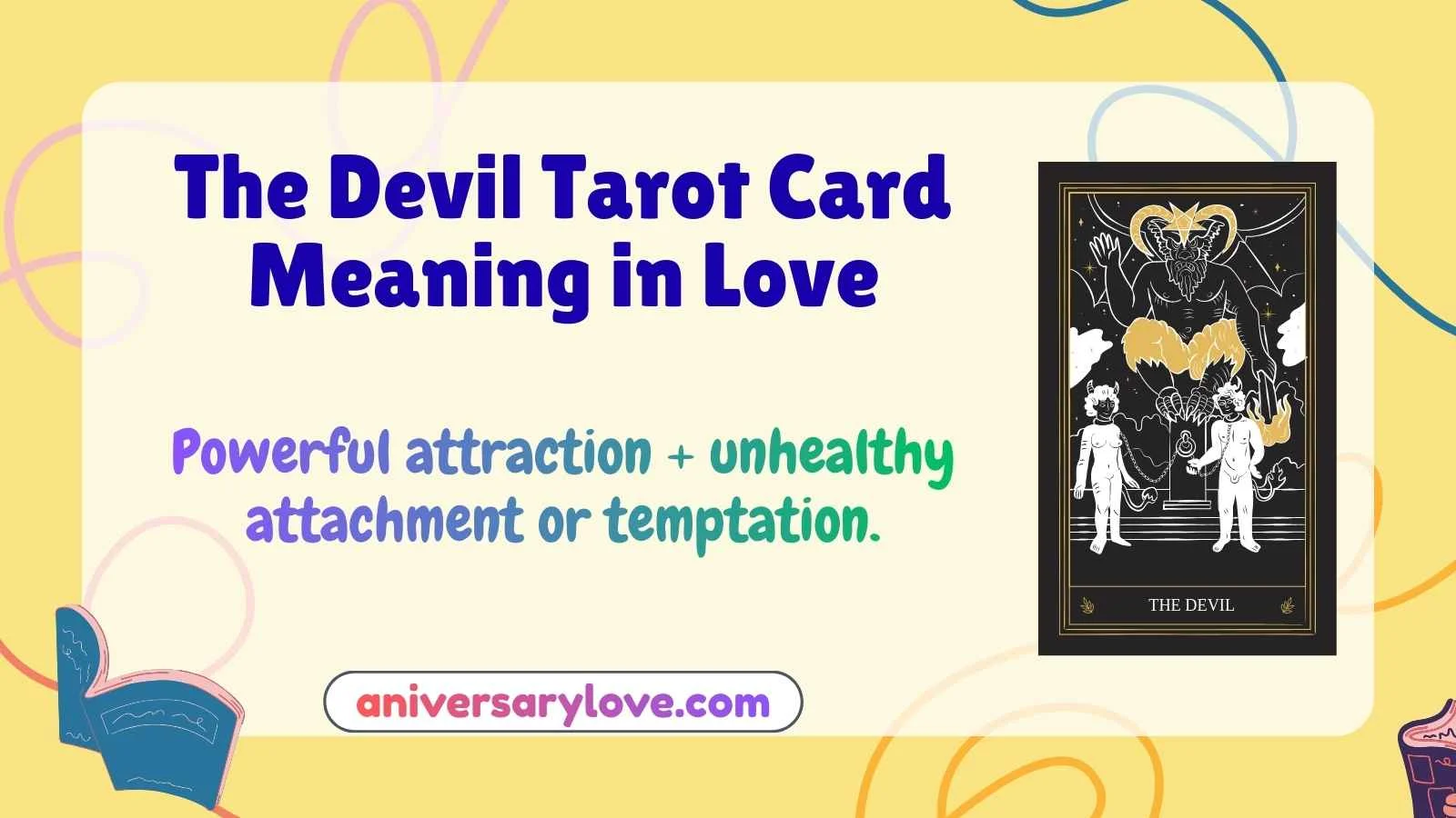 The Devil Tarot Card Meaning in Love