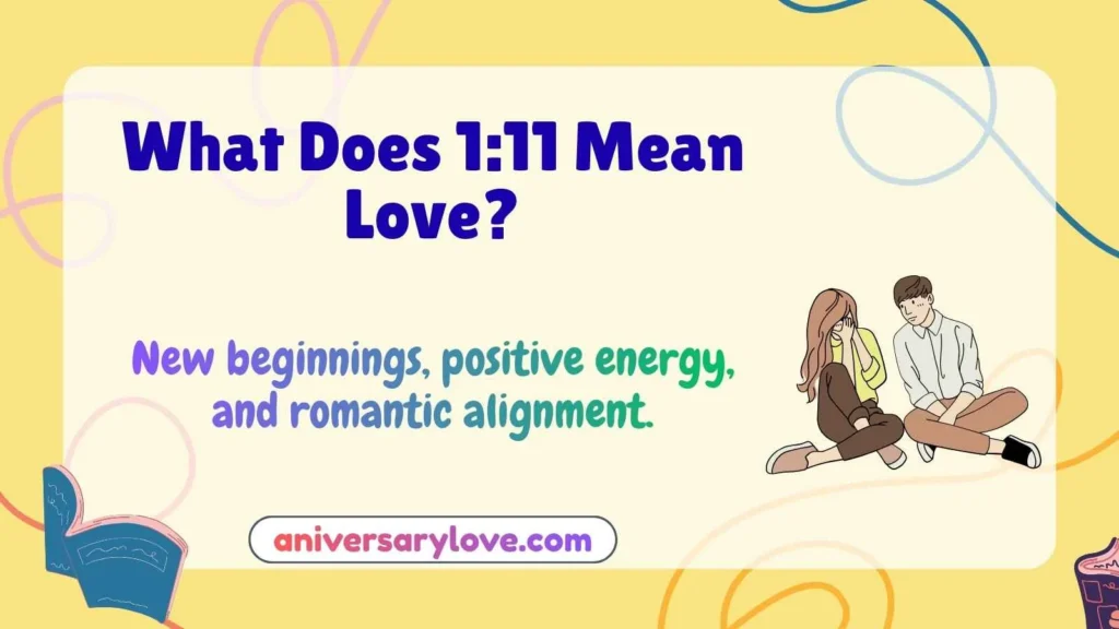 What Does 1:11 Mean Love?