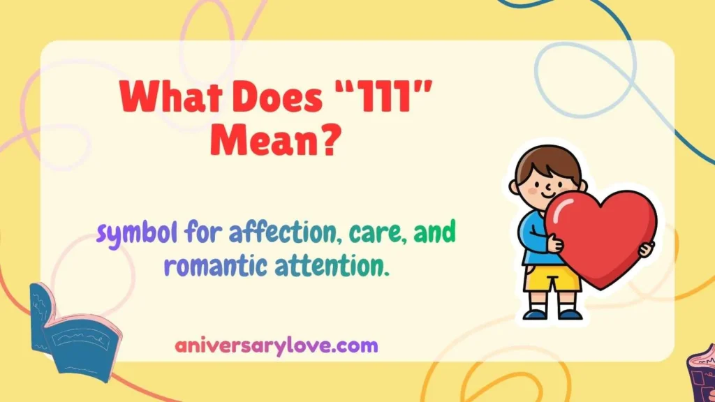 What Does “111” Mean?