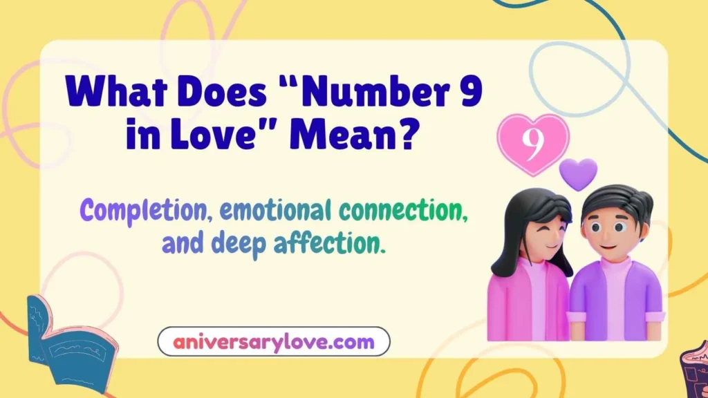 What Does “Number 9 in Love” Mean?