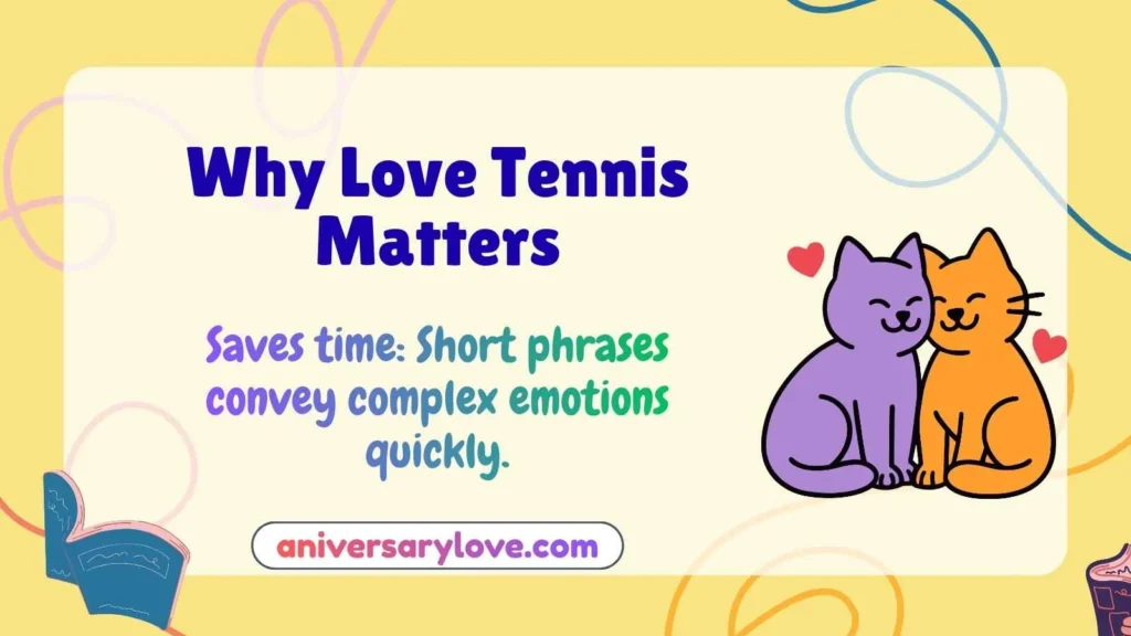 Why Love Tennis Matters
