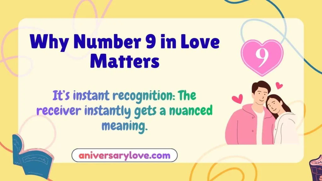 Why Number 9 in Love Matters