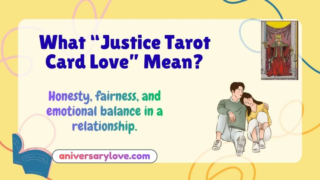 What “Justice Tarot Card Love” Mean?