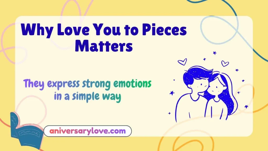 Why Love You to Pieces Matters