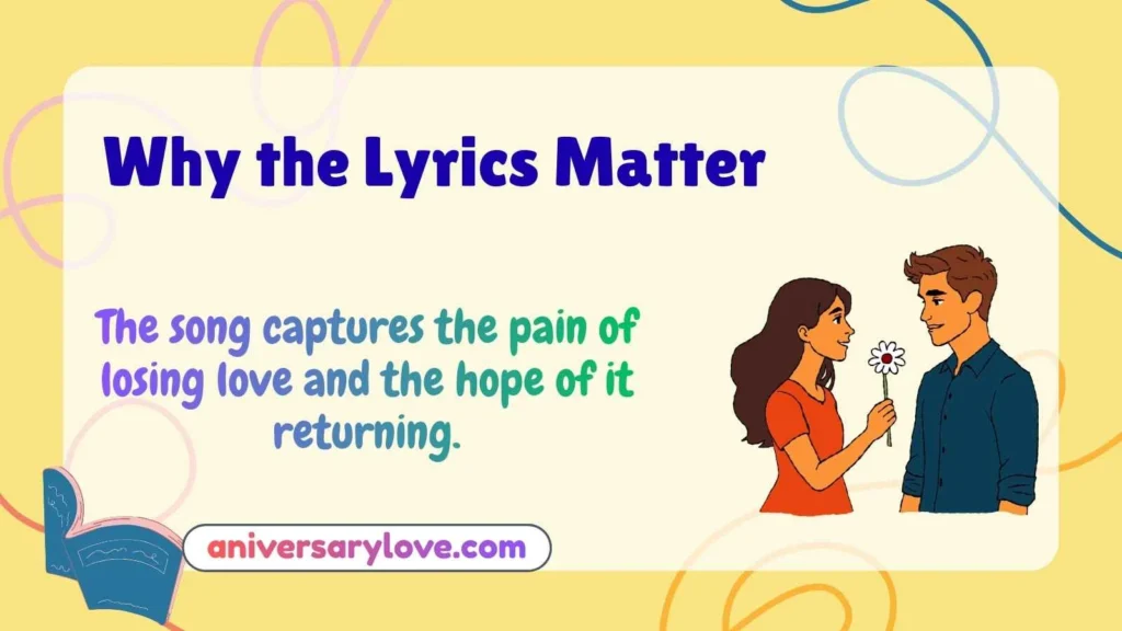 Why the Lyrics Matter