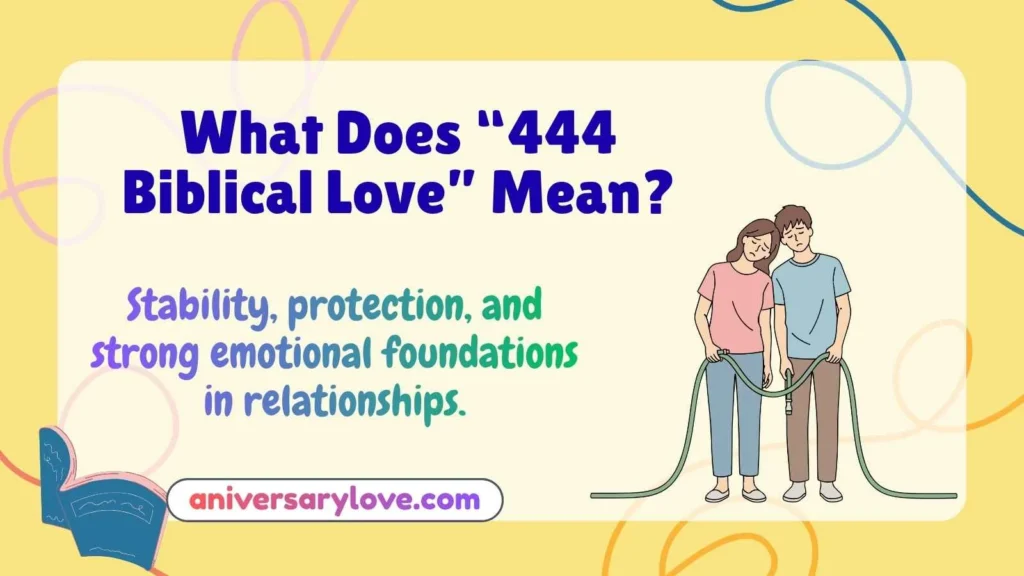 What Does “444 Biblical Love” Mean?