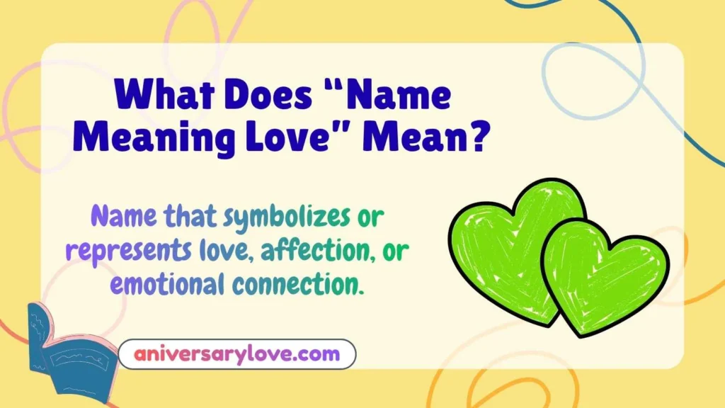 What Does “Name Meaning Love” Mean?