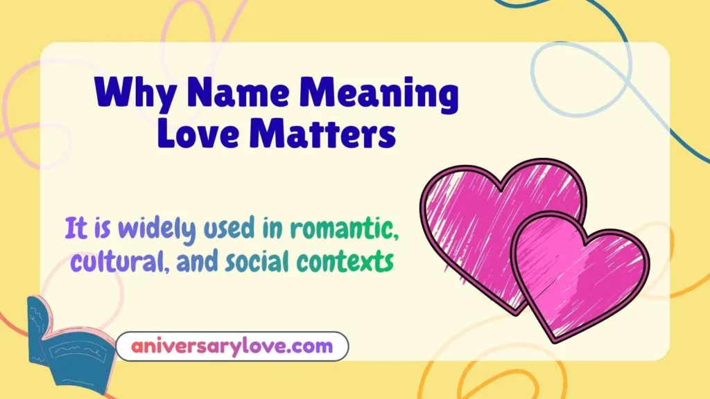 Why Name Meaning Love Matters